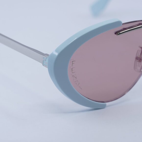 🕶️ New Fendi FE40042U 86U Sunglasses - Azure/Silver Frame - Picture 4 of 9
